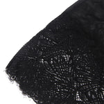 Baby-doll sublime con alas de encaje ajustables negro L/XL