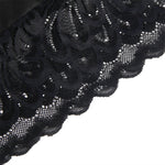 Subblime Babydoll Com Peito Estampado Floral Preto S/m