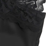 Subblime Babydoll Com Peito Estampado Floral Preto S/m