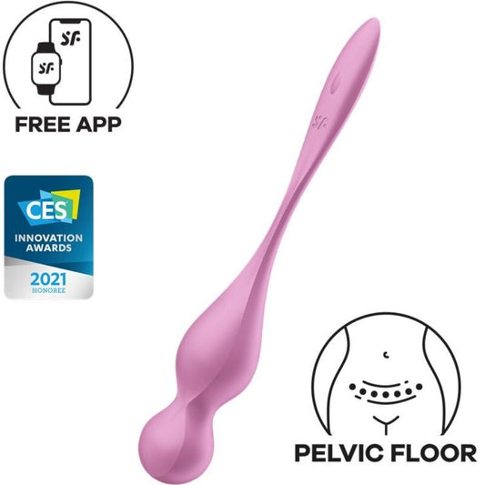 Satisfyer Bolas Kegel Vibratorias Love Birds Rosa