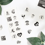 Secret Play - Conjunto de 10 Tatuagens Temporrias Coleo Kinky