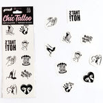 Secret Play - Conjunto de 10 Tatuagens Temporrias Coleo Kinky