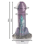 Dildo Doble Basilisco Épico Escamoso Placer Tamaño Pequeño