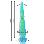 Dildo Fino Fluorescente Épico de Tentáculo de Scylla Talla Grande