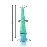 Epic Scylla Fluorescente Tentáculo Fino Dildo Tamanho Pequeno