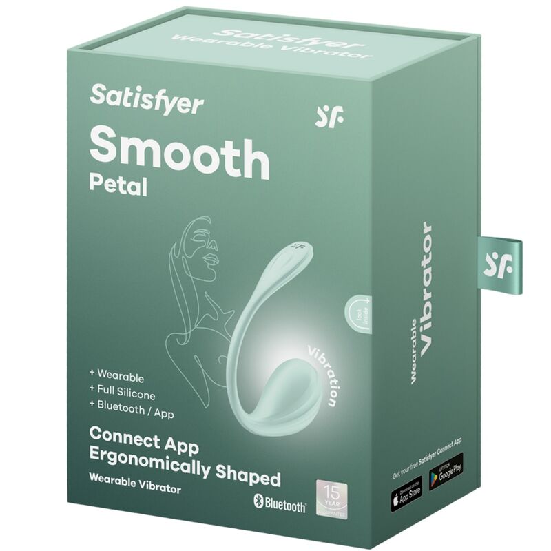 Satisfyer Estimulador de Pétalo Liso Punto G Agua Verde Aplicación Gratuita