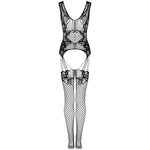 Livco Corsetti Fashion - Julove Bodystocking Preto Tamanho Único