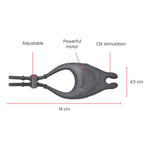 Anillo Vibrador Ajustable Recargable Oninder Pampa con Estimulador de Clítoris 10 Velocidades - Aplicación Gratuita