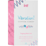 Intt Poderoso Estimulante Íntimo Algodón Dulce Gel Vibrador Líquido 15 ml