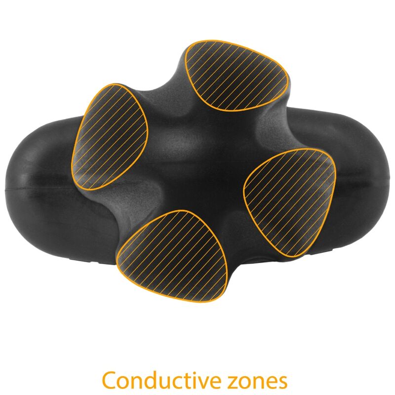 Electrastim Plug Anal Tartarus Quadripolar Silicone Preto