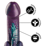 Dildo Doble Basilisco Épico Escamoso Placer Tamaño Pequeño