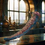 Épico Charybdis Dedo Grande Fino Tentáculo Dildo
