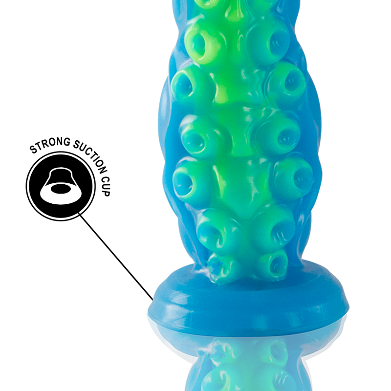 Epic Scylla Fluorescente Tentáculo Fino Dildo Tamanho Pequeno