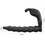 Pretty Love Blackney Anéis para Pênis Com Plug Vibrador