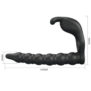 Pretty Love - Blackney Anéis para Pênis com Plug Vibrador