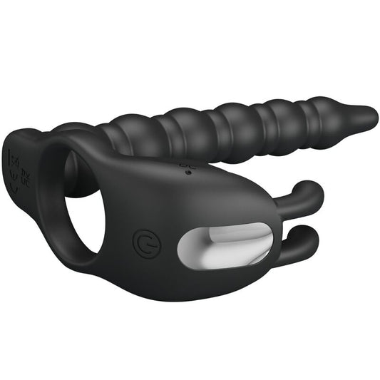 Pretty Love Blackney Anillos para Pene con Tapón Vibrador