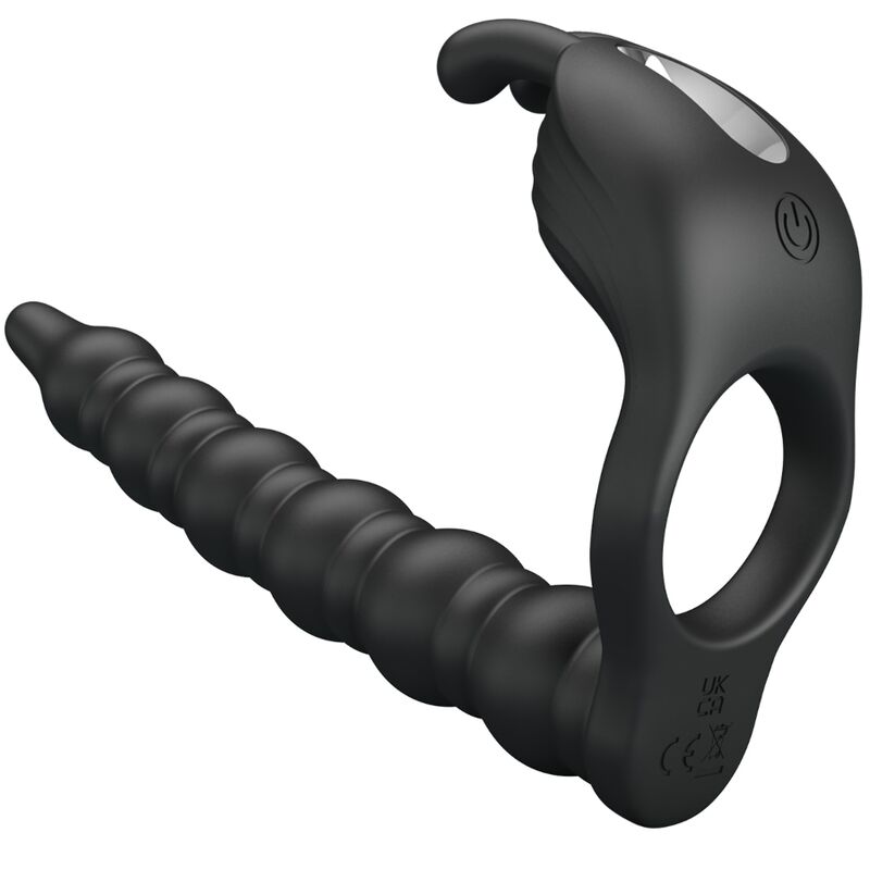 Pretty Love - Blackney Anéis para Pênis com Plug Vibrador