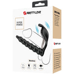 Pretty Love Blackney Anéis para Pênis Com Plug Vibrador