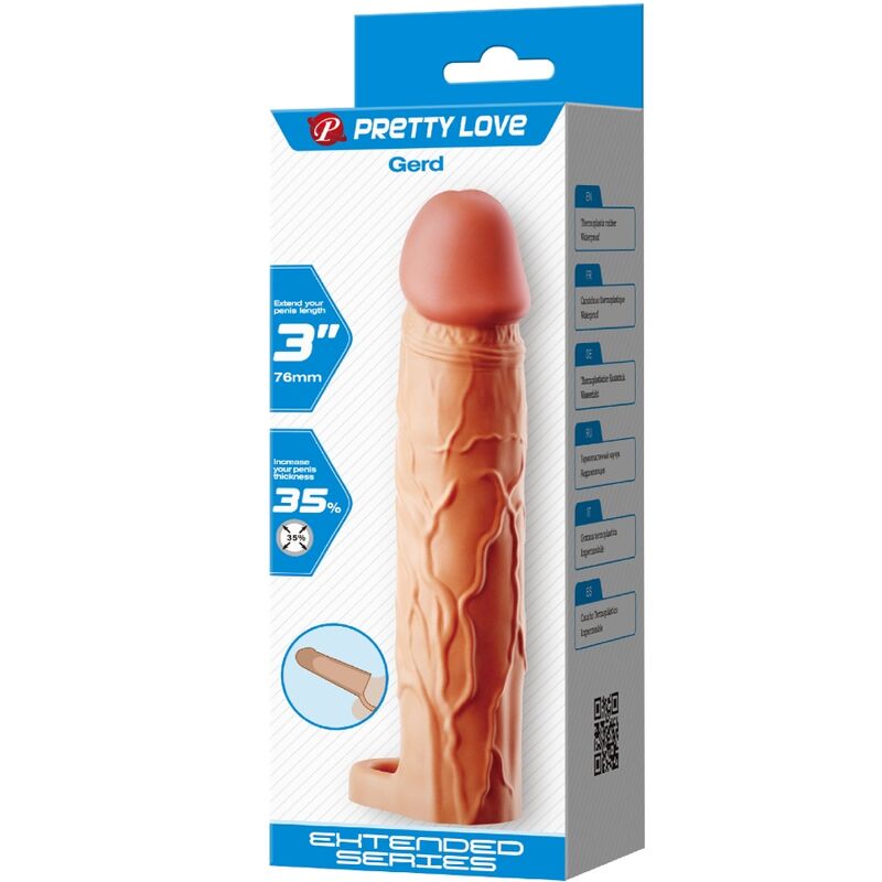 Pretty Love - Manga de Extenso Natural Gerd para Pênis