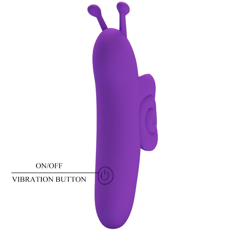 Pretty Love Snail Estimulador de Dedo Roxo Poderoso
