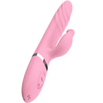 Armony - Vibrador e Thrusting com Língua de Efeito de Calor Rosa