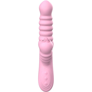 Armony - Vibrador Multifunção com Efeito de Calor Estimulante de Língua Rosa
