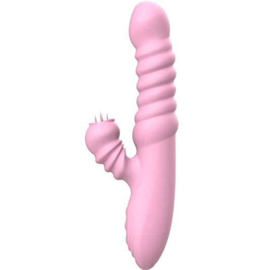 Armony - Vibrador Multifunção com Efeito de Calor Estimulante de Língua Rosa