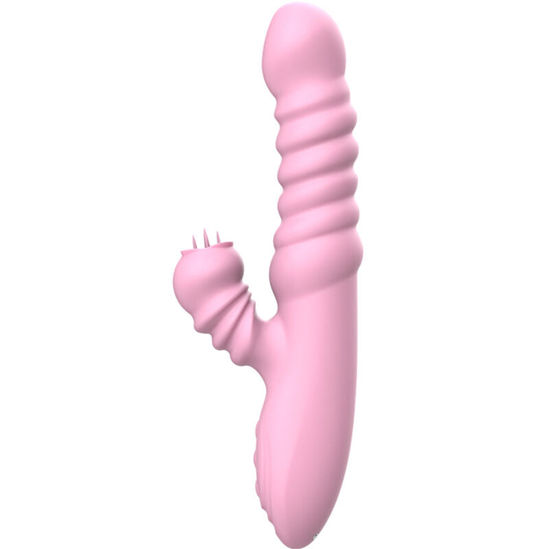 Armony - Vibrador Multifunção com Efeito de Calor Estimulante de Língua Rosa