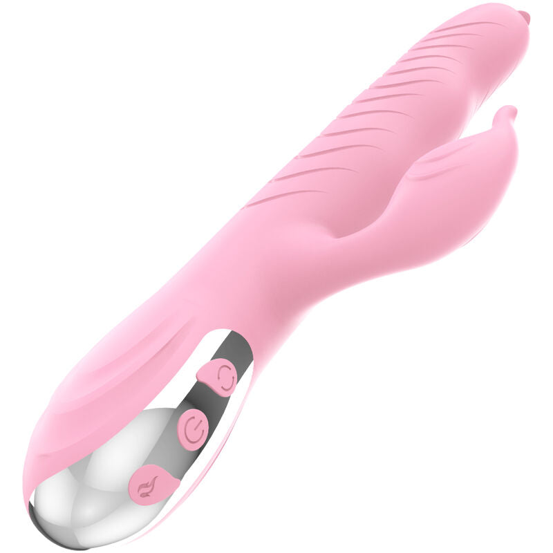 Armony - Marcia Vibrador & Thrusting Dupla Língua Efeito Calor Rosa