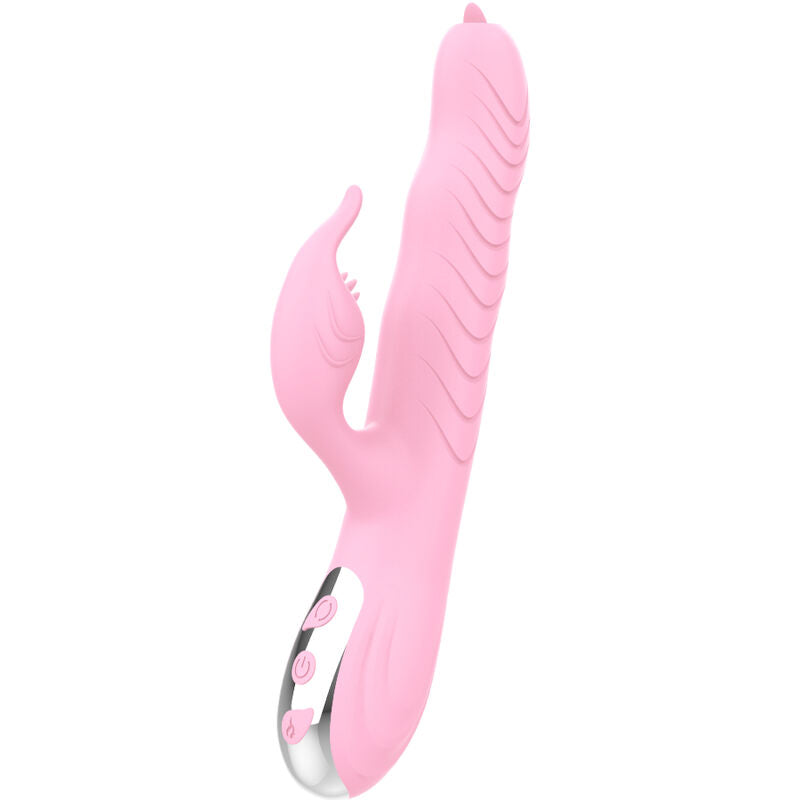 Armony - Marcia Vibrador & Thrusting Dupla Língua Efeito Calor Rosa