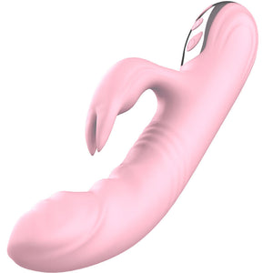 Armony - Vibrador de Coelho Totalmente Rosa Efeito de Calor