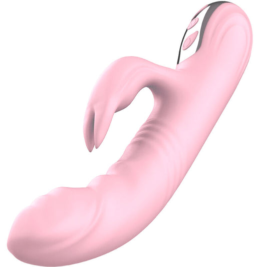 Armony - Vibrador de Coelho Totalmente Rosa Efeito de Calor