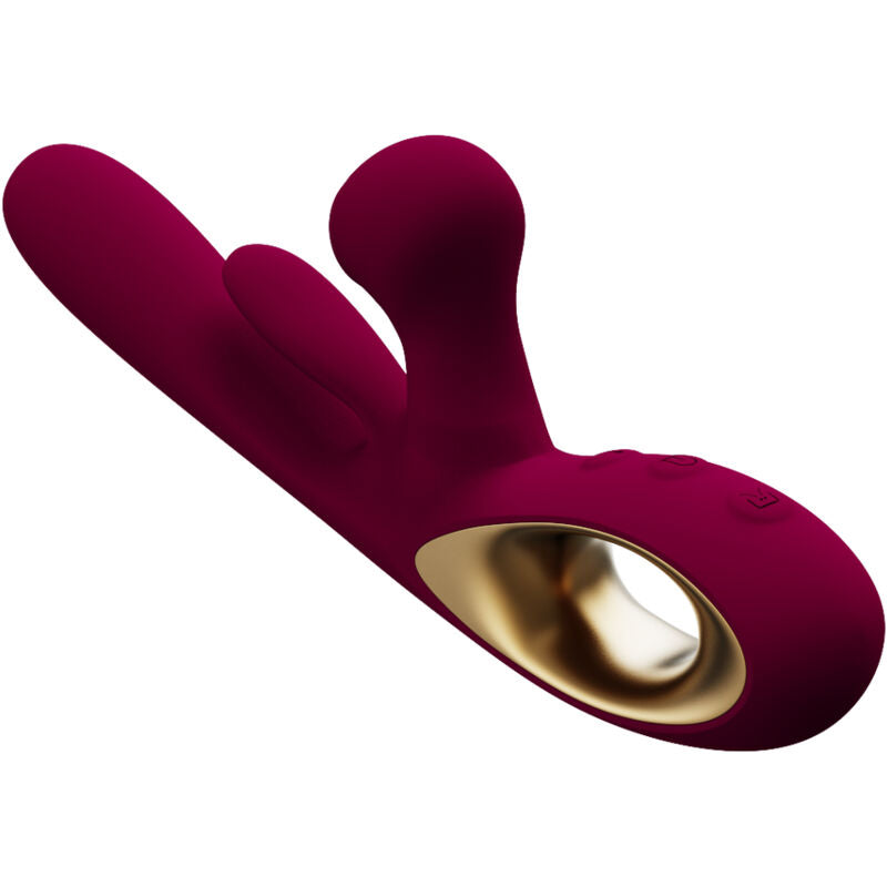 Armony - Vibrador de Impacto Swing e Estimulador Duplo Modelo 1 Bordeaux