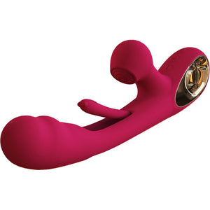 Armony - Vibrador de Impacto Swing e Estimulador Duplo Modelo 2 Bordeaux