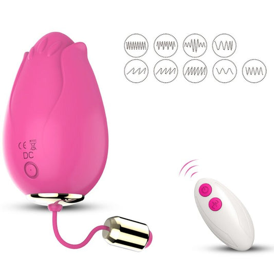 Armony - Vibrador de Ovo Mandala G-Spot Controle Remoto Fúcsia