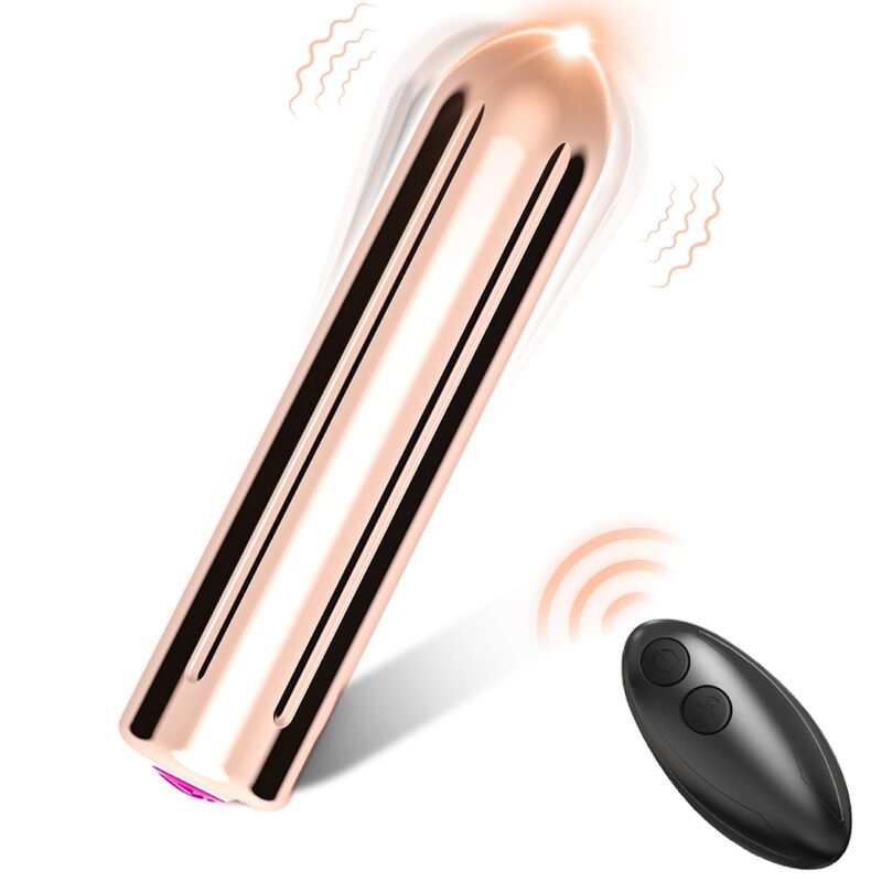 Armony - Warhead Vibrador Bala Controle Remoto Dourado 2 cm X 8.8 cm