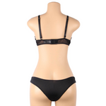 Subblime conjunto de dos piezas de sujetador transparente y tiras S/M