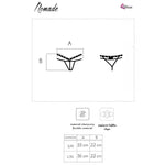 Livco Corsetti Fashion - Nomade Tanga Sin Entrepierna Negro