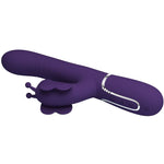 Pretty Love Vibrador Coelho Multifunções 4 Em 1 Borboleta Roxo