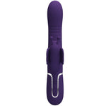 Pretty Love Vibrador Coelho Multifunções 4 Em 1 Borboleta Roxo
