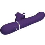 Pretty Love Vibrador Coelho Multifunções 4 Em 1 Borboleta Roxo