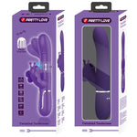 Pretty Love Vibrador Coelho Multifunções 4 Em 1 Borboleta Roxo