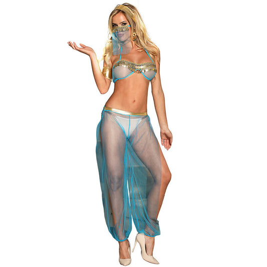 Subblime Conjunto de Lingerie Azul Estilo India L/xl