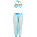 Subblime Conjunto de Lencería Azul Estilo India L/xl