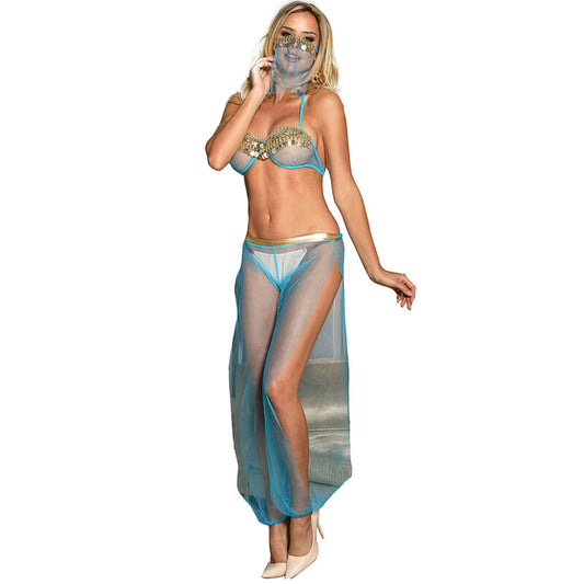 Subblime Conjunto de Lingerie Azul Estilo India L/xl