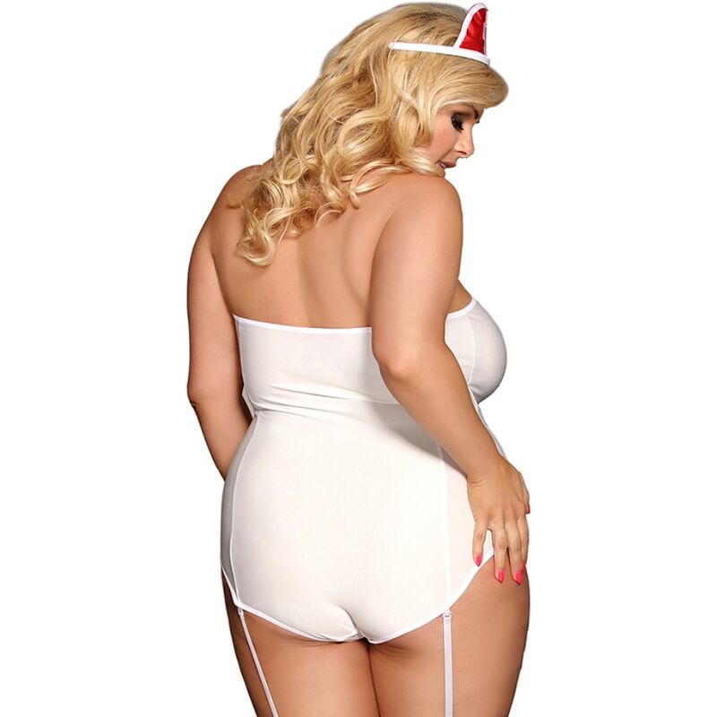 Subblime Fantasia de Enfermeira Sexy Com Peluche L/xl