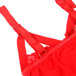 Subblime Teddy Com Ala Liga Detalhe Peito Vermelho L/xl