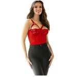 Subblime Teddy Com Ala Liga Detalhe Peito Vermelho L/xl