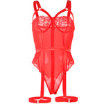 Subblime Teddy Com Ala Liga Detalhe Peito Vermelho L/xl