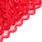 Subblime Babydoll de Cetim Com Renda Vermelha S/m